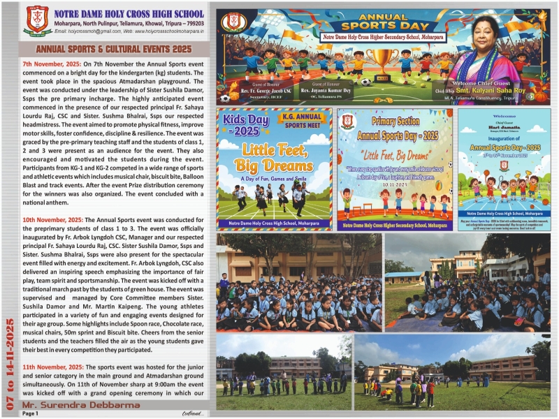 Annual Sports & Cultural Events 2025 Notre Dame