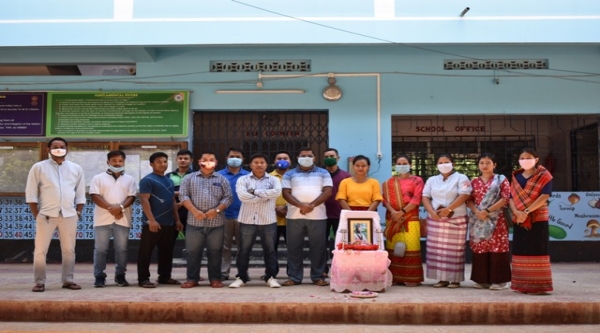 Notre dame Holy Cross School  celebrated Maharaja Bir Bikram Kishore Manikya birthday on 19 August 2020.